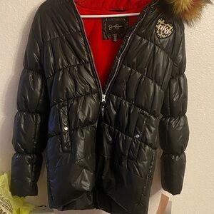 Jessica Simpson Black and Red Jacket